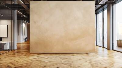 cream concrete wall surface polished cement have sand and stone of vintage texture background Wall mural