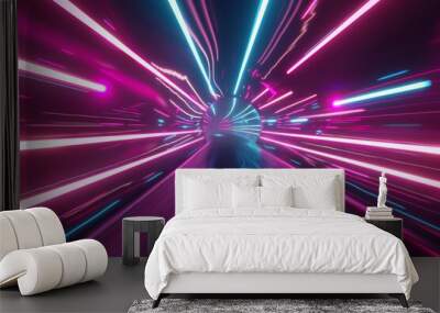 Colorful acceleration speed motion background
 Wall mural