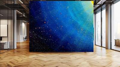 Painting mystic night starry sky space moon Fantasy monet fine art paint claude concept for fairytale paintings, universe illustration background artwork for book Wall mural