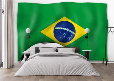 Brazil Football Design Wall mural