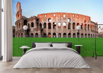 Great Colosseum at dusk, Rome, Italy Wall mural