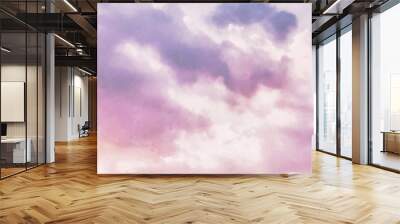 Beatiful Sky with Clouds Artistic Background. Cloudscape Painting Wall mural