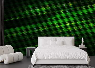 Matrix Digital Binary Code Background. Hacking Concept. Wall mural