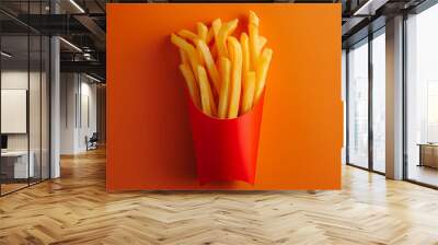 french fries background Wall mural