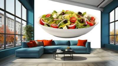 salad with tomatoes and cucumbers Wall mural