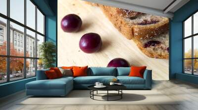 Bread with cranberries Wall mural