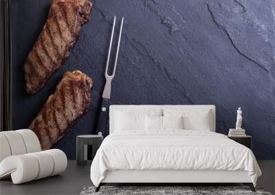 Grilled New York steak Wall mural