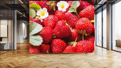 strawberry Wall mural