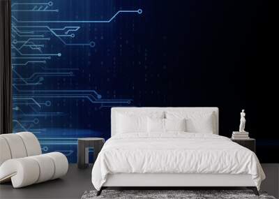 AI and computing concept Wall mural