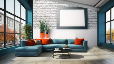 Blank frame Wall mural