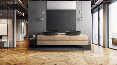 Contemporary bathroom interior Wall mural