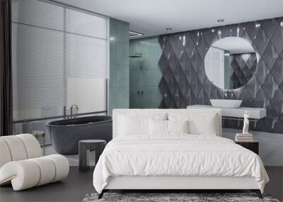 Contemporary bathroom room Wall mural