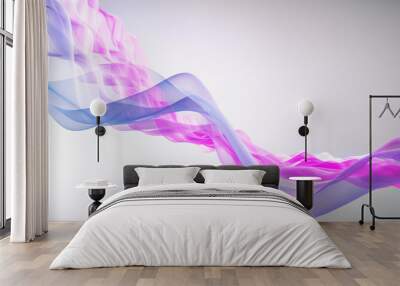 Creative light wave backdrop Wall mural