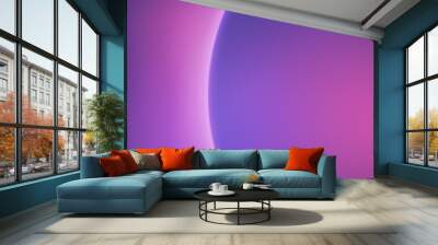 Creative purple background Wall mural