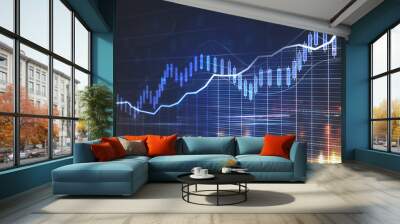 Forex concept Wall mural