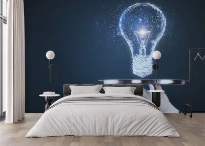 Idea and innovation concept Wall mural