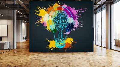 Idea and innovation concept Wall mural