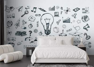 Idea and success concept Wall mural