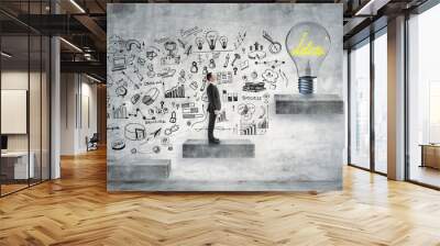 Idea and success concept Wall mural