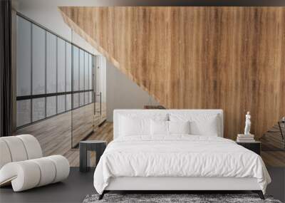 light wooden office interior Wall mural