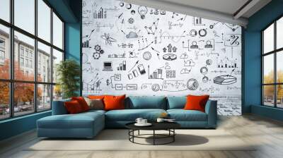 Marketing and trade concept Wall mural