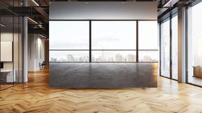 Modern empty office Wall mural