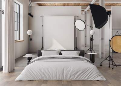 Modern photo studio Wall mural