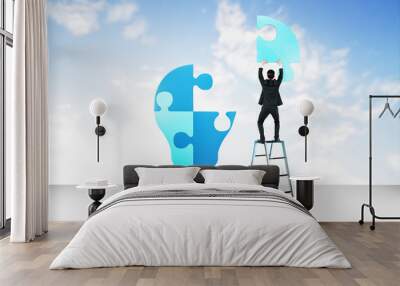 Success and solution concept Wall mural