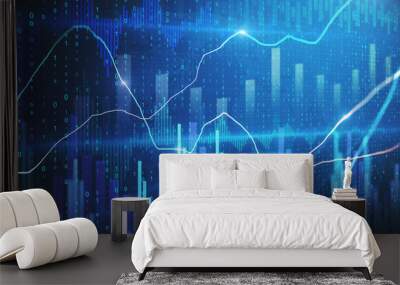 Trade and invest wallpaper Wall mural