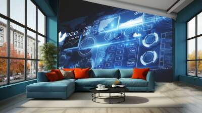 Virtual reality concept Wall mural