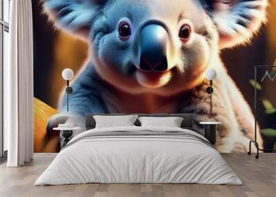  cute koala illustration Wall mural