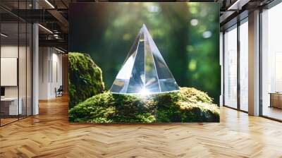 Crystal Prism in the Woods Wall mural