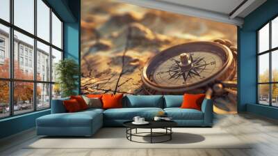 A well-structured financial plan is a roadmap for achieving business goals. Wall mural