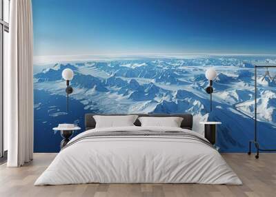 The beauty and importance of Earth's polar regions Wall mural