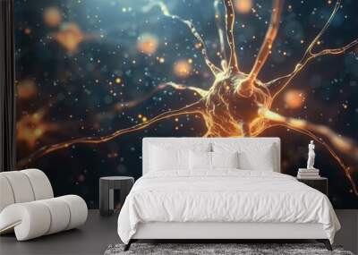 The neuroscience of memory formation and retention Wall mural