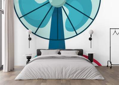 Desk fan Wall mural