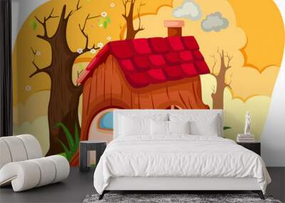 House Wall mural