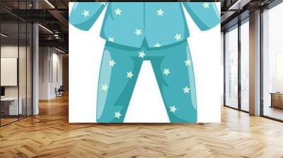 pajamas with slipper Wall mural