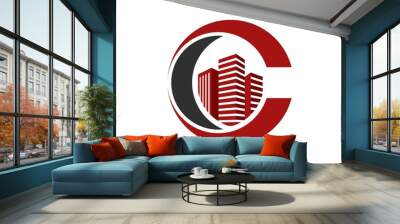 C building realty  Wall mural