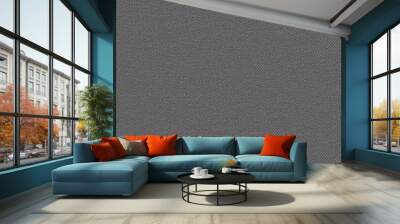 The texture of used grey jeans. Mixture of white and grey. Cotton denim Wall mural