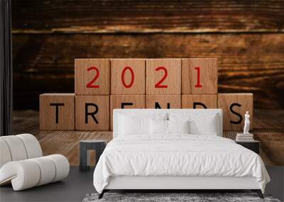 Happy new year banner background Wall mural