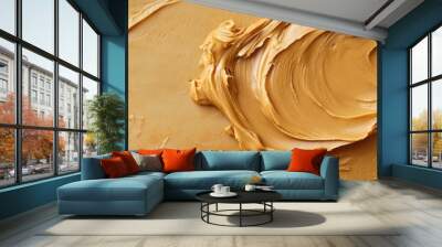 Peanut Butter Swirl Texture Wall mural