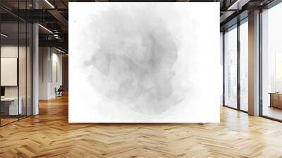 Grey watercolor splash vector Wall mural