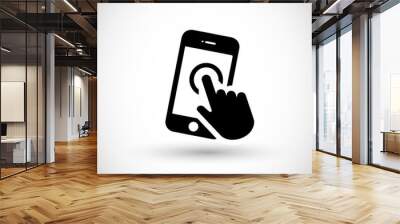 smartphone icon vector Wall mural