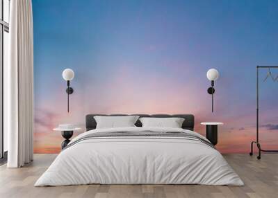 Colorful sunset twilight sky Wall mural