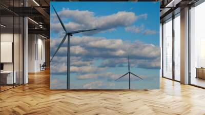 wind turbine and sky Wall mural