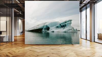 iceberg in Jokulsarlon Glacier Lagoon Wall mural