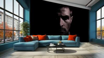 portrait of a man Wall mural