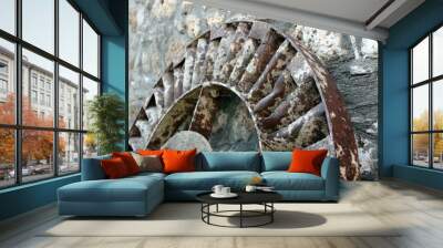 Watermill Wheel Wall mural