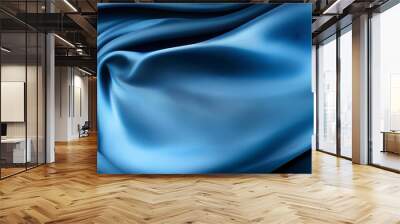 sleek dark blue abstract background Wall mural